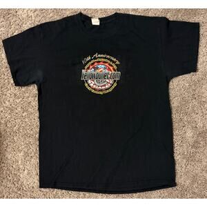 10th Anniversary of the Yellowbullet Nationals Cecil Drag Racing T-Shirt - Large